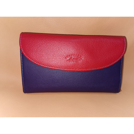 COMPAGNON RABAT CUIR rouge  violet