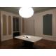 SALLE A MANGER & CUISINE - HARMONIE ENTRE PEINTURE SUR BOISERIES ET PAPIER PEINT