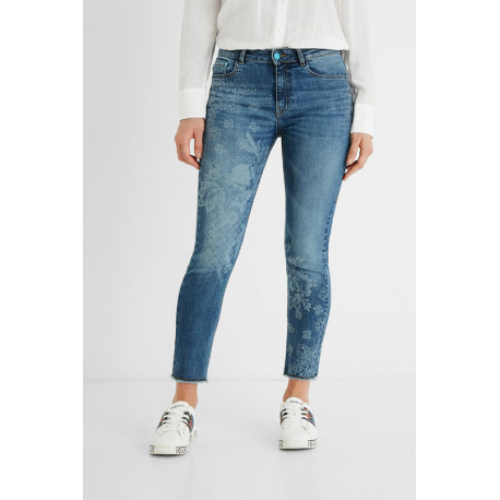 Pantalon en jean skinny chevilles DESIGUAL