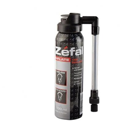 ZEFAL BOMBE ANTI-CREVAISON VELO 100ML (RACCORD FLE ZEFAL BOMBE ANTI-CREVAISON VELO 100ML (RACCORD FLE