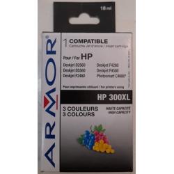 HP 300XL 3 COLORS : CYAN / MAGENTA / YELLOW