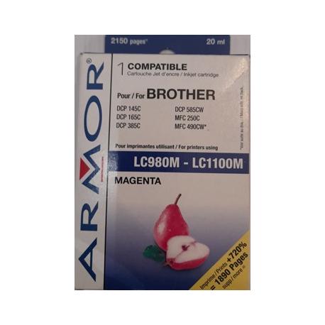 LC980C - LC1100C pour BROTHER CYAN