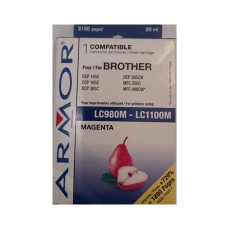 LC980C - LC1100C pour BROTHER CYAN LC980C - LC1100C pour BROTHER CYAN