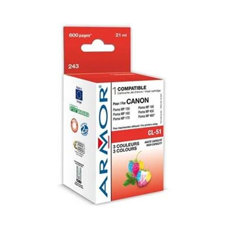 CL-51 UNE CARTOUCHE 3 COLORS CL-51 UNE CARTOUCHE 3 COLORS