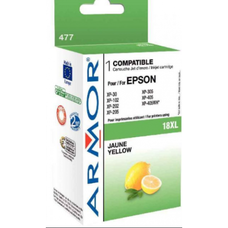 18XL JAUNE 15 ml pour Epson 18XL JAUNE 15 ml pour Epson