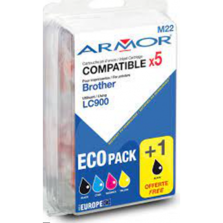 LC900C - PACK 4 COLORS + 1 OFFERTE LC900C - PACK 4 COLORS + 1 OFFERTE