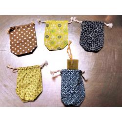 Pochette de transport Savons 100g (me contacter pour les motifs)