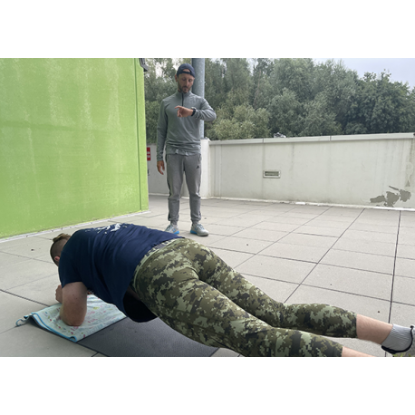 Séance individuelle avec un coach sportif