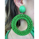 Boucles d'oreilles clips "Francine BRAMLI" Donut