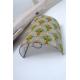 Applique murale motif perroquet marron et jaune