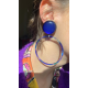 Boucles d'oreilles clips "Francine Bramli" créoles