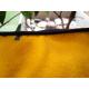 Coussin libellule jaune safran