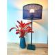 Lampe artisanale en cannage
