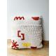 Coussin motif abstrait
