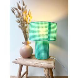 Lampe quadrillé
