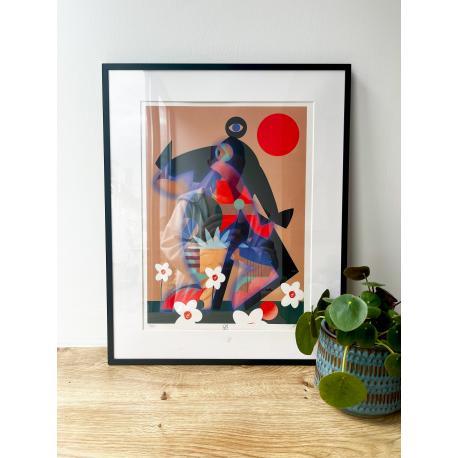 Affiche murale "double vie" 30*40