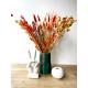 Vase vert sapin et marron
