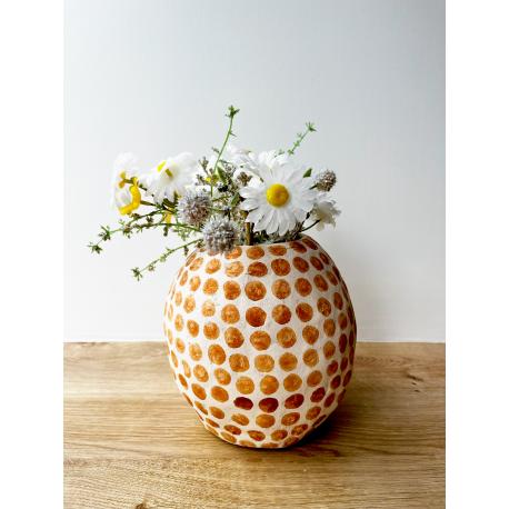 Vase à pois
