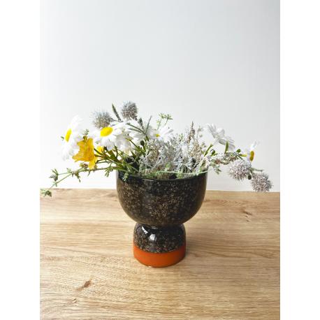 Vase céramique à motifs