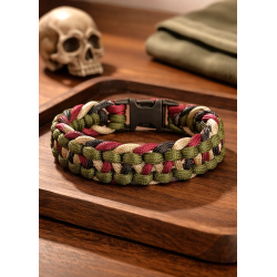 Bracelet en Paracorde 4 couleurs Fait main pour homme