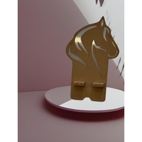 Support téléphone Cheval