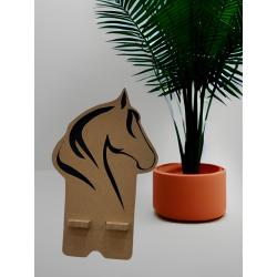 Support téléphone Cheval