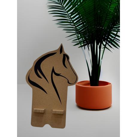 Support téléphone Cheval