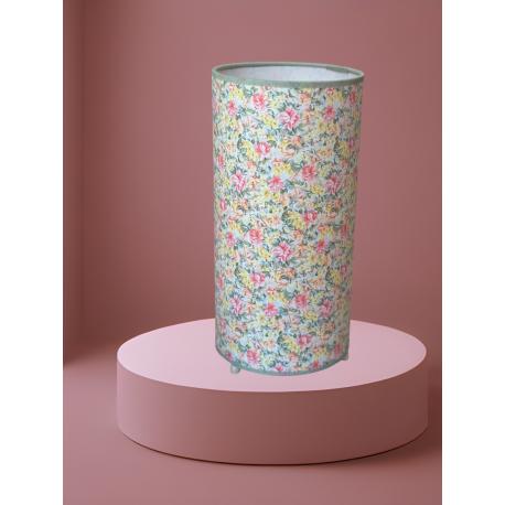 Lampe motif fleuri