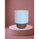 Lampe avec abat-jours blanc