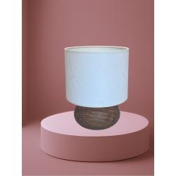 Lampe avec abat-jours blanc