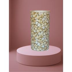 Lampe fleurs blanches et jaunes