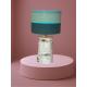 Lampe sur pied en bois brut