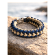 Bracelet en Paracorde 2 couleurs Fait main pour homme