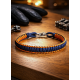 Bracelet mini cobra 2 couleurs Fait main pour homme ou femme