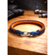 Bracelet mini cobra 2 couleurs Fait main pour homme ou femme