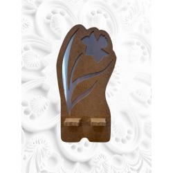 Support téléphone Jonquille argent