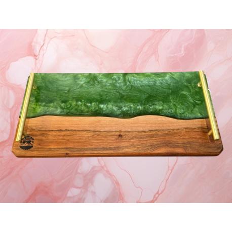 Planche bois et résine epoxy