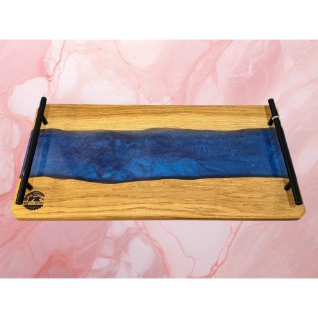 Planche bois et résine epoxy