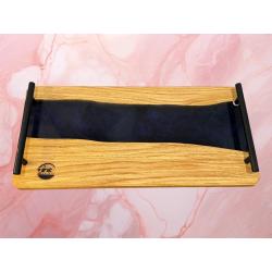 Planche bois et résine epoxy