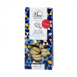 Sablés Bleutés au Comté AOP et Graines de Pavot