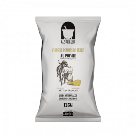 Chips de Pommes de Terre au Poivre de Madagascar