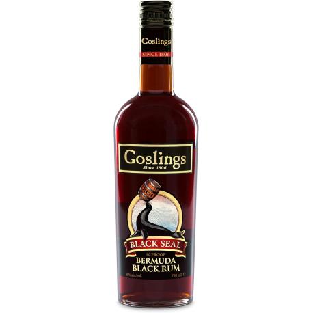 Goslings Black Seal 80 Proof Bermuda Black Rhum