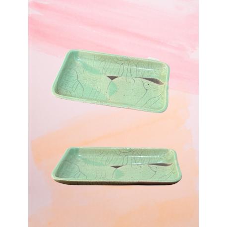 Vide-poches vert