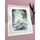 Tableau "Le tumulte des vagues"