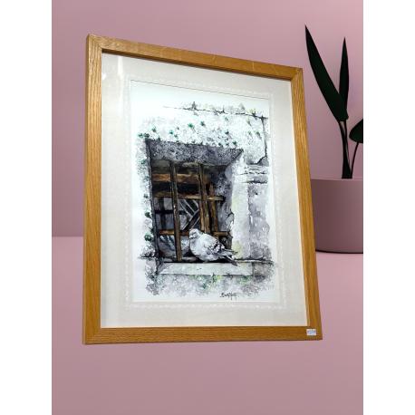 Tableau "L'Amour en cage"