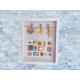 Cadre rectangle coquillages