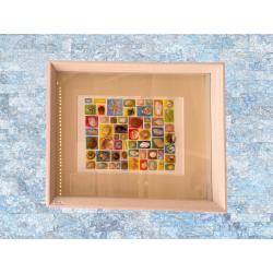 Cadre rectangle coquillages