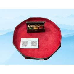 Jeu du 421 en cuir