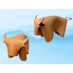 Vache en cuir