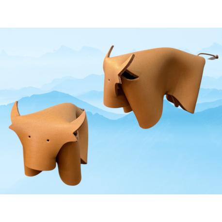 Vache en cuir